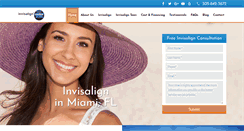 Desktop Screenshot of invisalignmiami.com